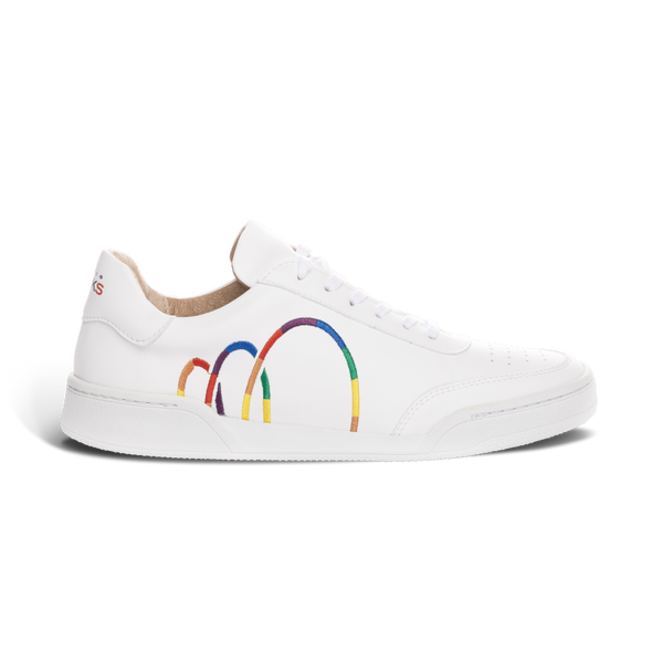 Sneaker MOD.3 vegan rainbow-white