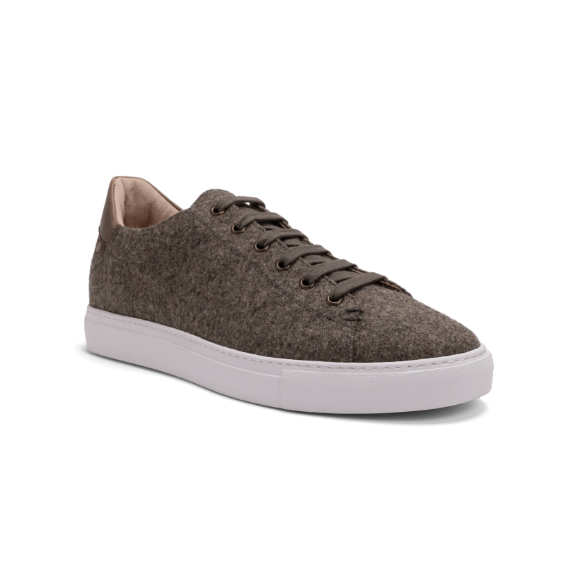 Sneaker MOD.1 wool / khaki - MONACO DUCKS